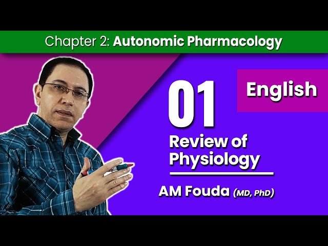 Autonomic Pharmacology - Review of Physiology - Lecture 1