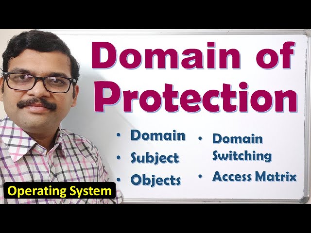 Domain of Protection and Implementation in Operating Systems - Access Matrix, Subject, Object, Domain