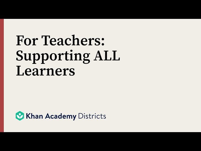 Supporting ALL Learners with Khanmigo