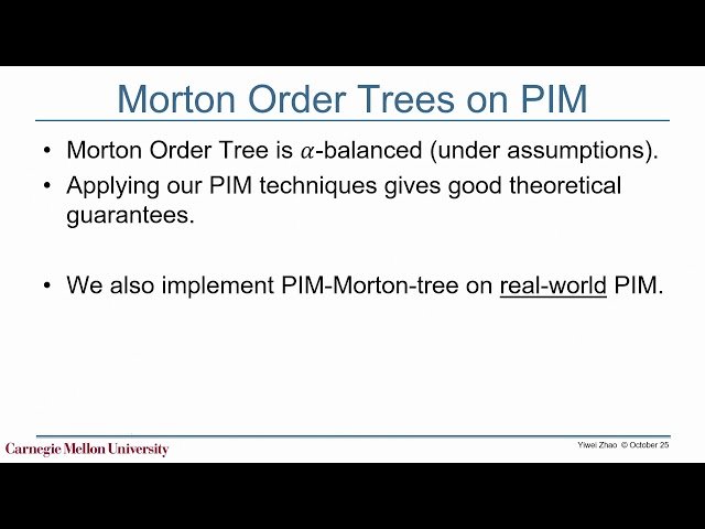 Principled Algorithm, Data Structure and System Design for Processing-in-Memory