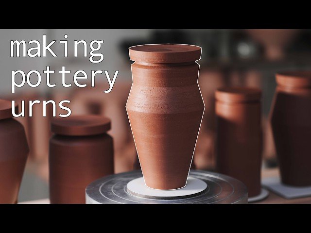 Creating Pottery to Carry Ashes - Trimming and Shaping Ceramic Urns