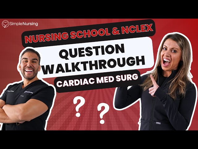 NCLEX Cardiac Pharmacology - Tricky Questions Explained
