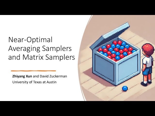 Near-Optimal Averaging Samplers and Matrix Samplers