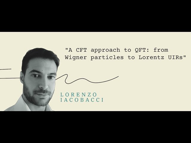 A CFT Approach to QFT - From Wigner Particles to Lorentz UIRs