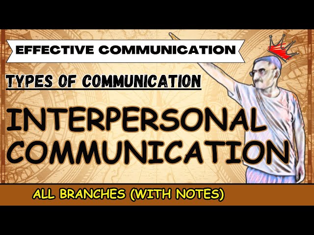Types of Communication and Importance of Interpersonal Communication in Organization