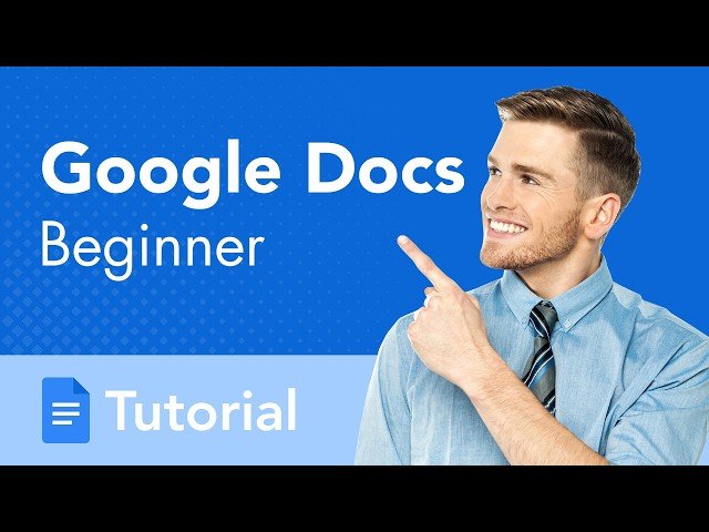 Google Docs Beginner Tutorial (2026)