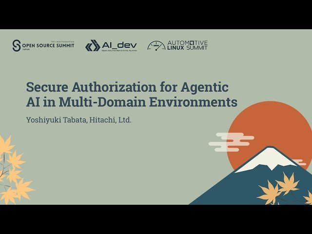 Secure Authorization for Agentic AI in Multi-Domain Environments