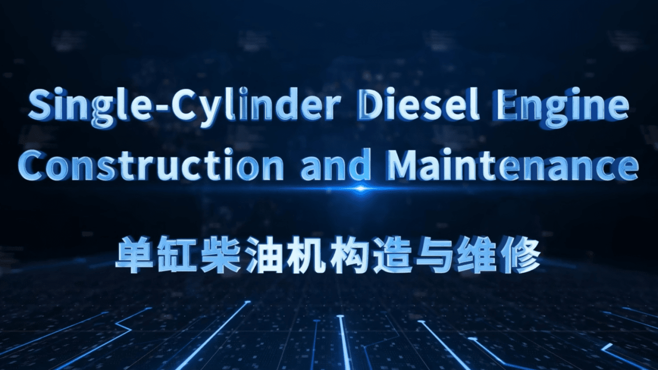 Single-cylinder Diesel Engine Construction and Maintenance