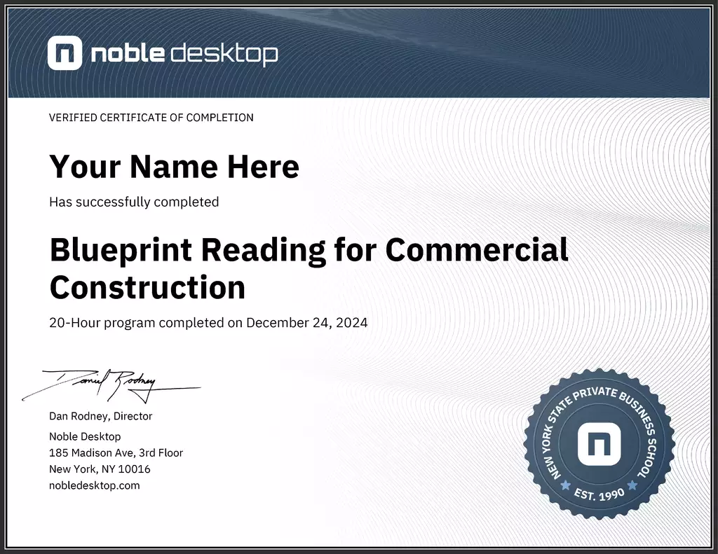 Blueprint Reading Course - Commercial Construction (Self-Paced) course thumbnail