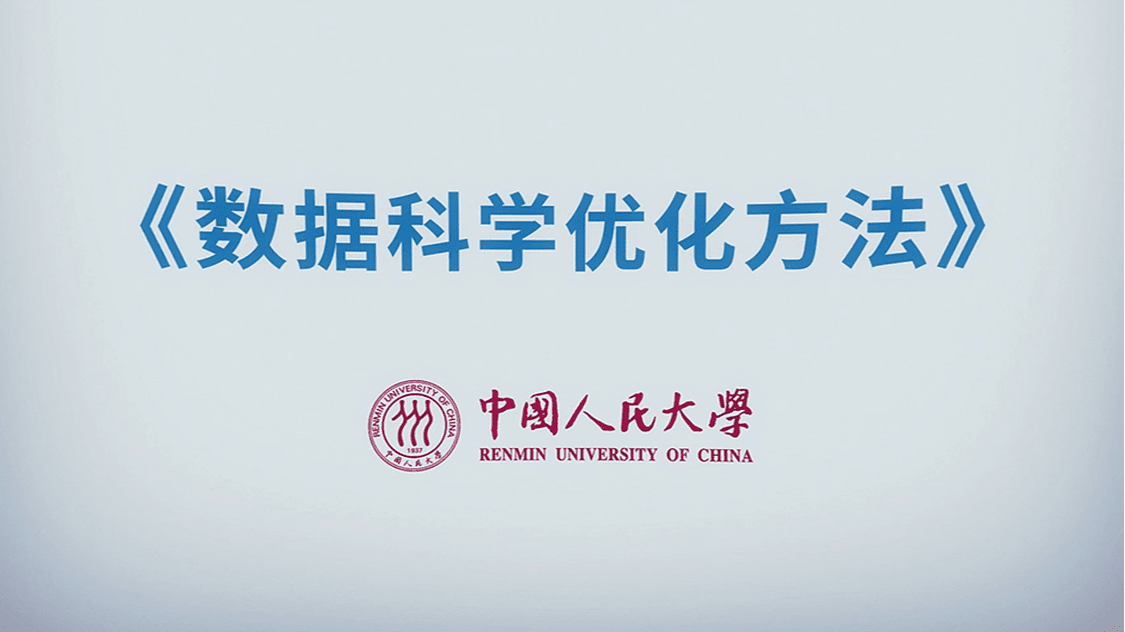 数据科学优化方法