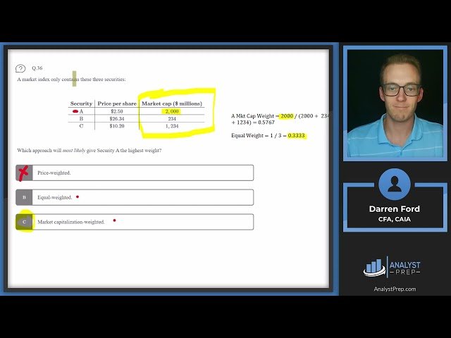 CFA Level I Mock Exam 5B - Questions 31-40