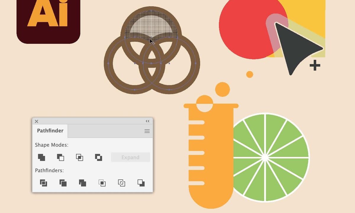 Adobe Illustrator: Shape Builder vs. Pathfinder with Jason Hoppe
