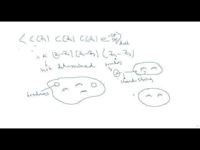 String Theory 2 - Fermionic Strings - Lecture 21