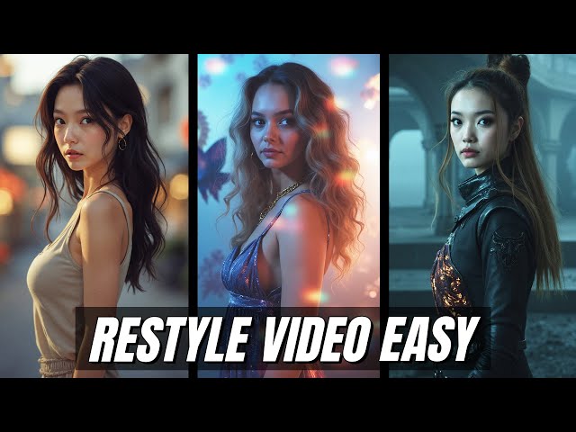 Video2Video Restyling with Wan VACE in ComfyUI