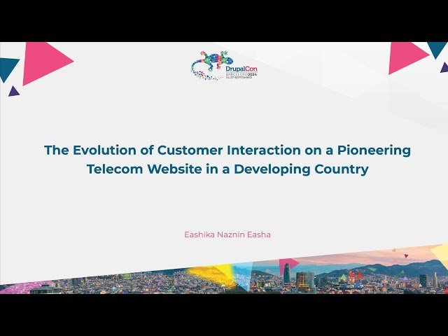 The Evolution of Customer Interaction on a Pioneering Telecom Website in a Developing Country