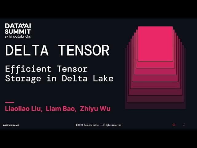 Delta Tensor: Efficient Vector and Tensor Storage in Delta Lake