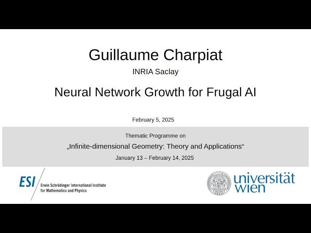 Neural Network Growth for Frugal AI: A Functional Analysis Viewpoint