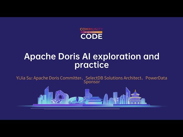 Apache Doris AI Exploration and Practice