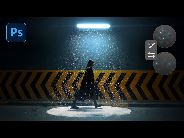 Creating Custom Snow Brushes in Photoshop - From Design to Composite