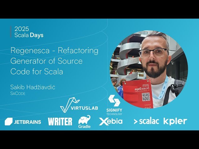 Regenesca - Refactoring Generator of Source Code for Scala