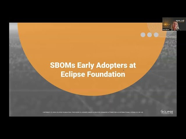 Eclipse Foundation Security Training 2025 - SBOMs, Dependency Tracking, and Future Trainings