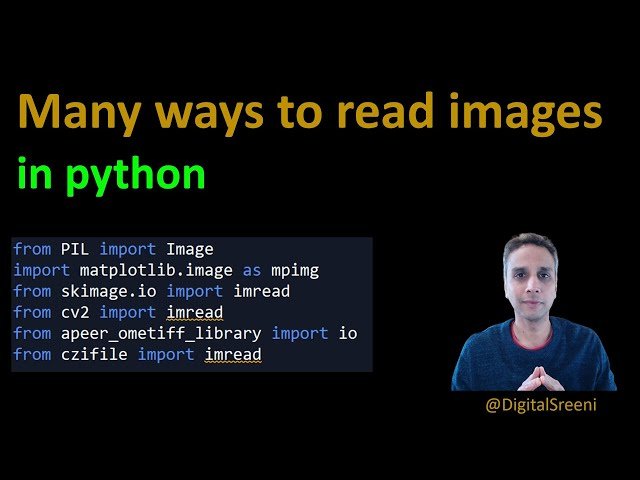 Reading Images in Python