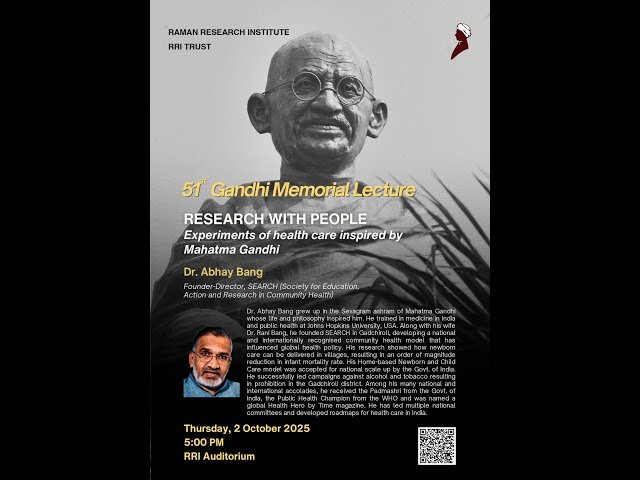 Research with the People - Experiments of Health Care Inspired by Mahatma Gandhi