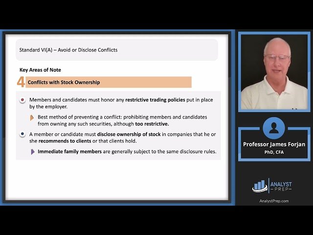 Standard VI - Conflicts of Interest - 2025 Level II CFA Exam Ethics Reading 32