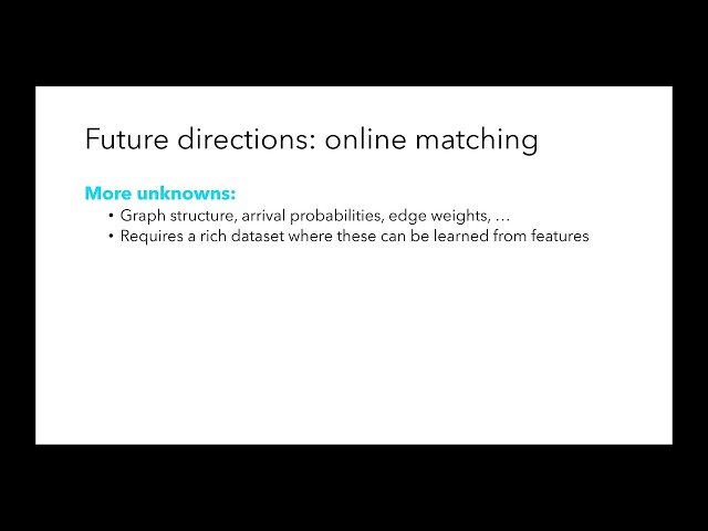 ML for Discrete Optimization - Theoretical Foundations