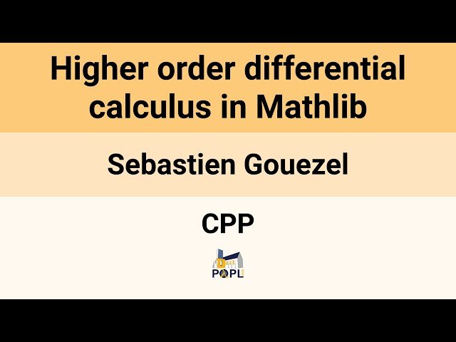 Higher Order Differential Calculus in Mathlib