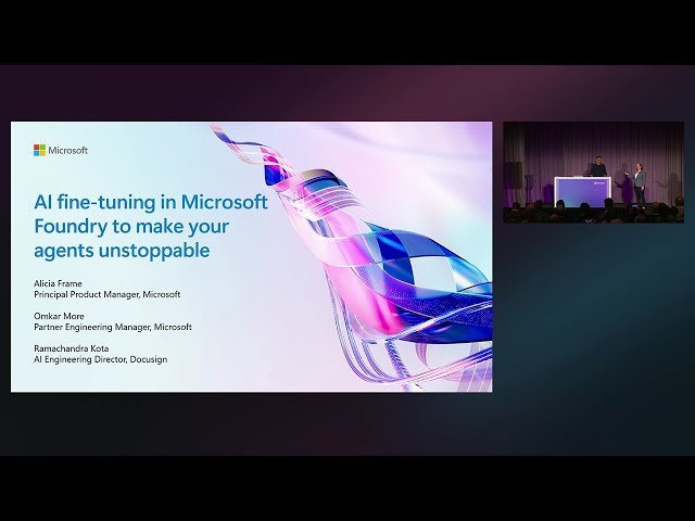 AI Fine-Tuning in Microsoft Foundry to Make Your Agents Unstoppable