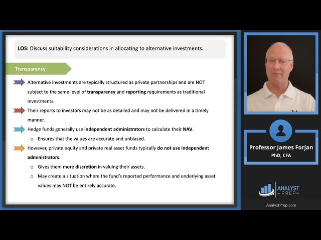 Asset Allocation to Alternative Investments: Suitability and Implementation Strategies - Part 2