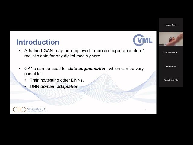 Generative Adversarial Networks for Multimedia Content - Lecture 7