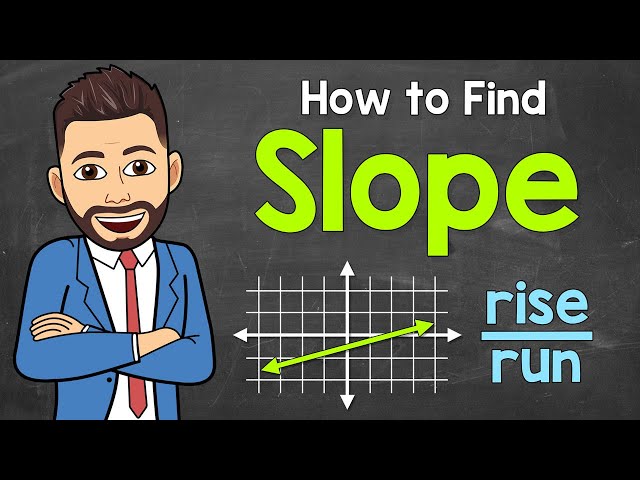 How to Find Slope - From Graphs and Two Points