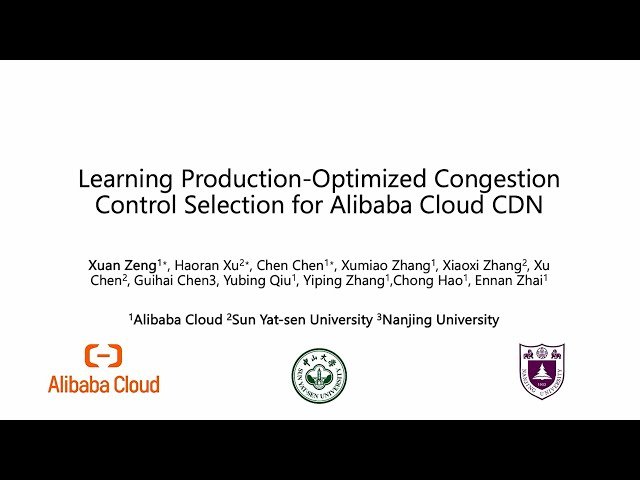 Learning Production-Optimized Congestion Control Selection for Alibaba Cloud CDN