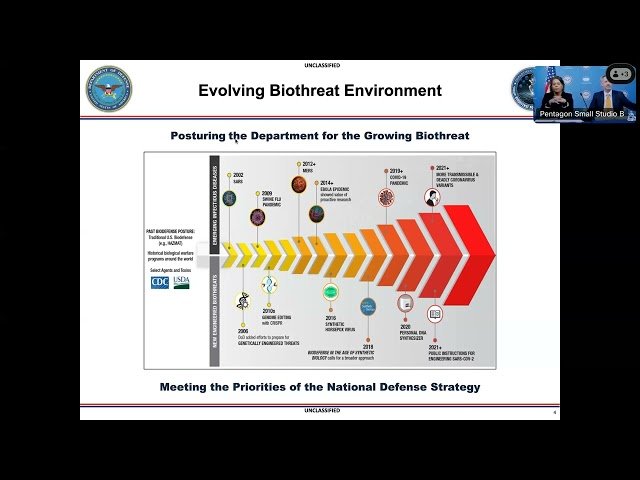 The 2023 Biodefense Posture Review - Lecture Series