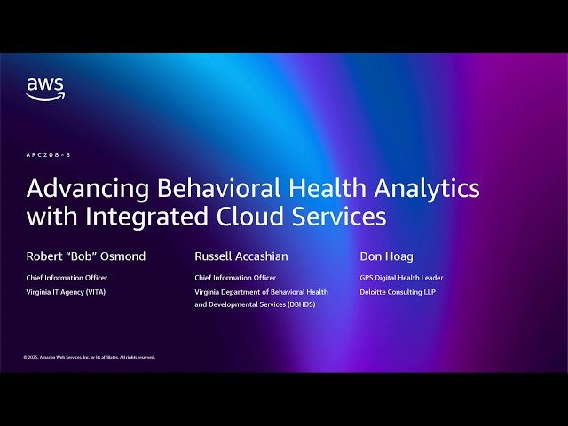 Advancing Behavioral Health Analytics with Integrated Cloud Services