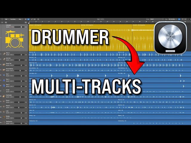 Export Multitracks from Drummer or Drum Kit Designer in Logic Pro 11
