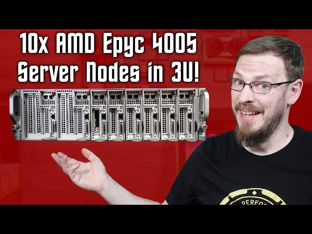 AMD EPYC 4005 is Really Fast - Supermicro Microcloud Performance Review