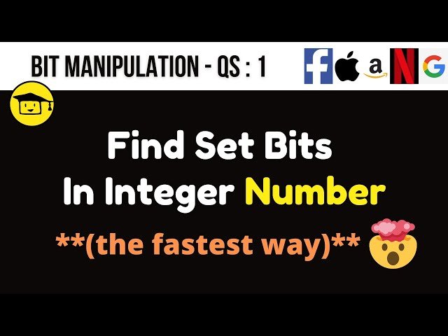 Bit Manipulation Interview Questions