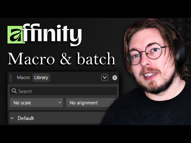How to Automate Your Workflow in Affinity - Macros and Batch Jobs Explained