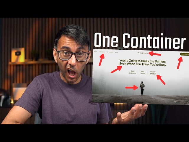 Design This Hero Banner with Just One Container