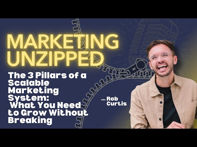 How to Scale Your Marketing Without Losing Your Mind - 3 Proven Pillars