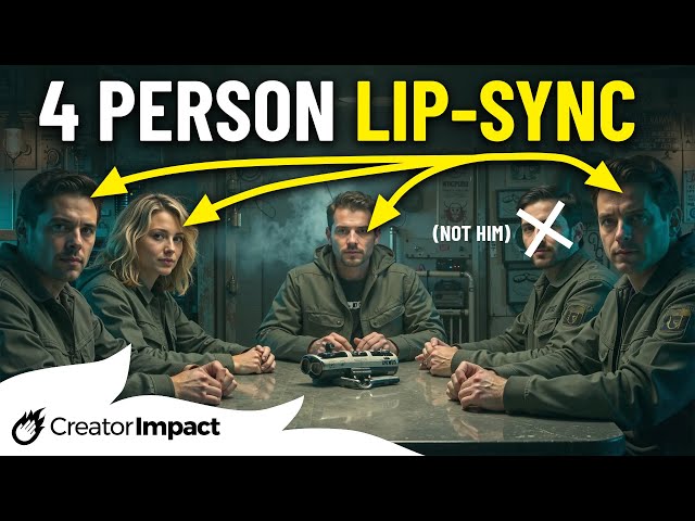 AI Lip Sync Tutorial - Adding Multi-Character Dialogue with Dzine AI