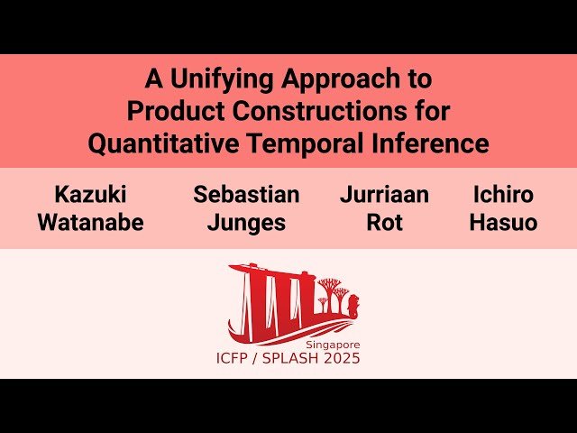 A Unifying Approach to Product Constructions for Quantitative Temporal Inference