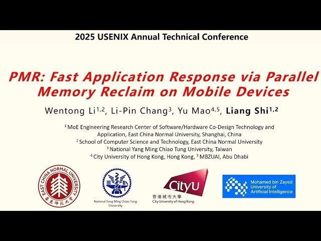 PMR - Fast Application Response via Parallel Memory Reclaim on Mobile Devices