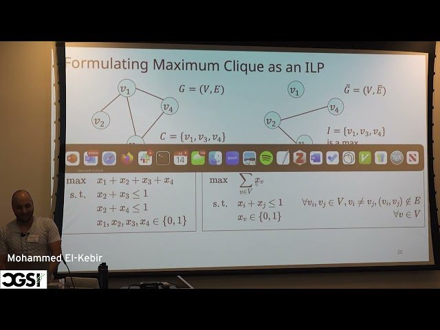 Integer Linear Programming for Computational Biology