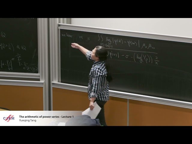 The Arithmetic of Power Series - Lecture 1