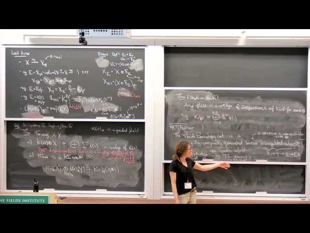 Graduate School on Chromatic Homotopy Theory - Part 4