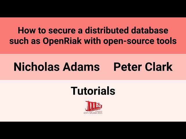 How to Secure a Distributed Database Such as OpenRiak with Open-Source Tools